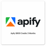 Apify $600 Credits 3 Months