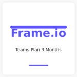 Frame.io Teams Plan 3 Months
