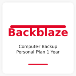 Backblaze Computer Backup Personal Plan 1 Year
