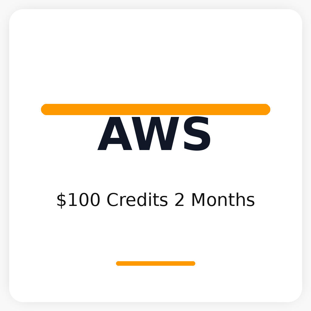 29964_aws-100-credits-2-months AWS $100 Credits 2 Months - Image 1