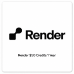 Render $50 Credits 1 Year